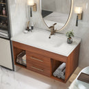 35.4" Mid-century Modern Single Bathroom Vanity