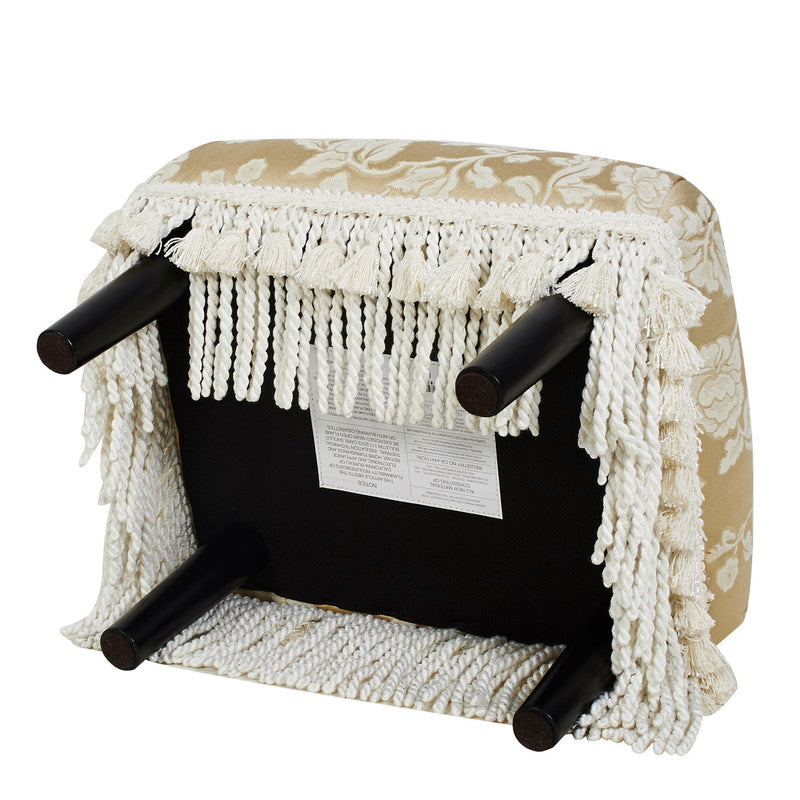 Fiona - Handcrafted Accent Footstool Ottoman, photo 4 of 7