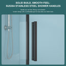 Diamond Shaped Corner Shower Door, Inward Sliding, Stainless Steel Frame by HouseOfZazla
