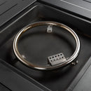 Square Fire Pit Table - Black Brown by HouseOfZazla