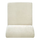 Upholstered Accent Chair - Beige / Walnut by HouseOfZazla