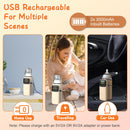 Portable Bottle Warmer with Night Light On The Go Baby Milk Warmer Milk Formula Warmer for Home Travel with 6 Heating Levels by GBruno Store
