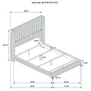 Malcolm - Bedroom Set With Wingback Design