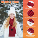 USB Heated Winter Scarf – Unisex, 3 Heat Modes, for Outdoor Sports