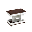 Adjustable End Table With Wheels, 360°Rotating Top And Storage Space by HouseOfZazla
