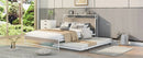 Platform Bed Frame With Trundle, USB Ports And Slat Support, No Box Spring Needed by HouseOfZazla