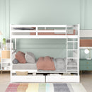 Bunk Bed With Ladders And 2 Storage Drawers by Unique Piece Furniture