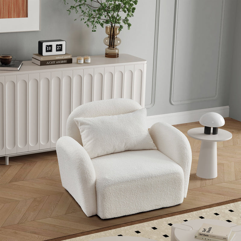 Walker Edison | Teddy Lazy Sofa Accent Chair