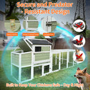Wooden Chicken Coop, Large Outdoor Hen House with Run and Nesting Box by HouseOfZazla