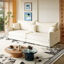 King Pull Out Sofa Bed, 3-In-1 Convertible Bed With 3 Pillows by HouseOfZazla