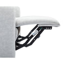 270 Degree Swivel Electric Recliner Home Theater Seating Single Reclining Sofa Rocking Motion Recliner with a Phone Holder for Living Room, Grey