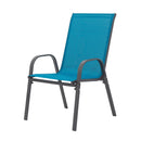 6-Piece Patio Chairs Set with High Backrest and Armrests by HouseOfZazla