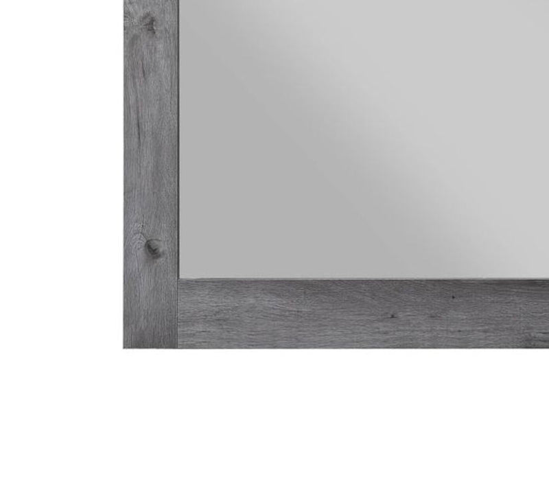 Vidalia - Rustic Mirror - Gray / Oak, photo 3 of 5