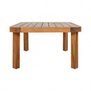 4 Piece Acacia Wood Patio Furniture Set