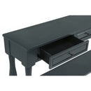 Long Console Table With Drawers And Shelf by HouseOfZazla