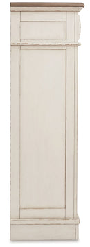 Realyn - Five Drawer Chest - White / Brown / Beige