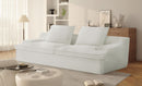 Nimbus - Oversized Full Foam 4 Seater Couch For Living Room Upholstered In Soft, Wide Armrests by HouseOfZazla