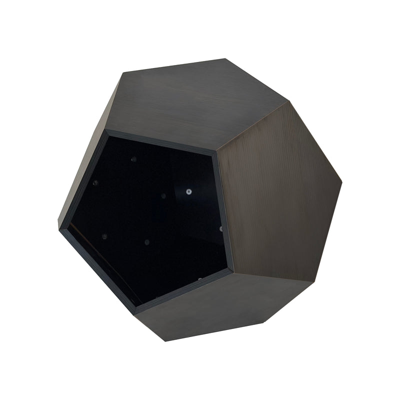 25.98" Shaped Modern Pet Furniture Cat Kennel Side Table MDF Multi-Purpose Furniture,Burmese Sapwood