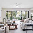 52" Low Profile Ceiling Fan with Lights, Quiet Reversible DC Motor, Dimmable LED by HouseOfZazla