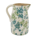 7.9X5.9X9.4" Floral Pitcher Vase
