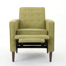 Mid-Century Modern Recliner With Button Tufted Waffle Stitch by HouseOfZazla