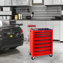 Rolling Metal Tool Chest with 7 Drawers - 20" Steel Cabinet by HouseOfZazla