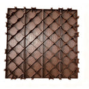 Plastic Interlocking Deck Tiles, 44 Pack 12"x12"
