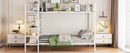 Bunk Bed With 5 Tier Shelves