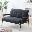Modern Metal Frame Sofa With Sponge Filling For Compact Spaces And Versatile Use by HouseOfZazla