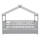 Creativity House Bed With Twin Size Trundle