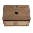 30" Bathroom Cabinet, 2-Soft Close Door, Float Mounting Design