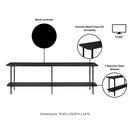 Celine - 2 Shelf Console Table by HouseOfZazla