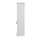 Wall Mount Mirror Cabinet With Adjustable Shelves - White by HouseOfZazla