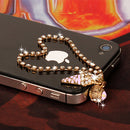 Luxury Crystal Diamond Ice Cream Dust Plug Pendant
