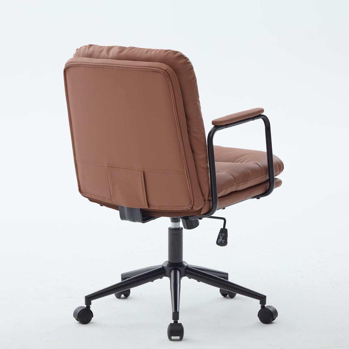 Mid Back Home Office Desk Task Chair with Wheels and Arms, photo 6 of 9