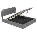 Upholstered Platform Bed With Hydraulic Storage System by HouseOfZazla