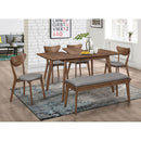 Rectangular Dining Table With Butterfly Leaf - Walnut by HouseOfZazla
