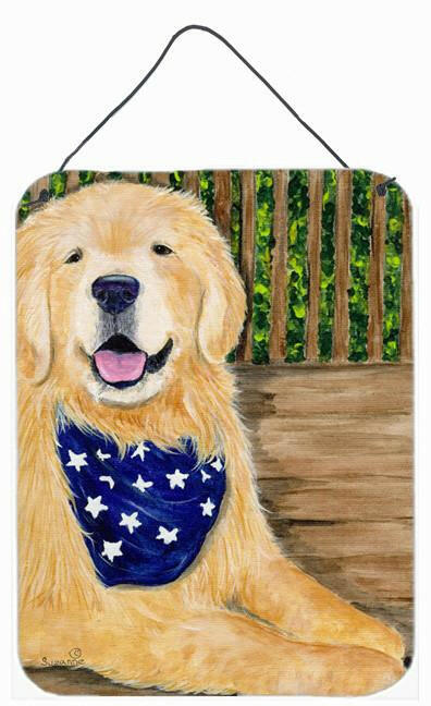 Golden Retriever Aluminium Metal Wall or Door Hanging Prints