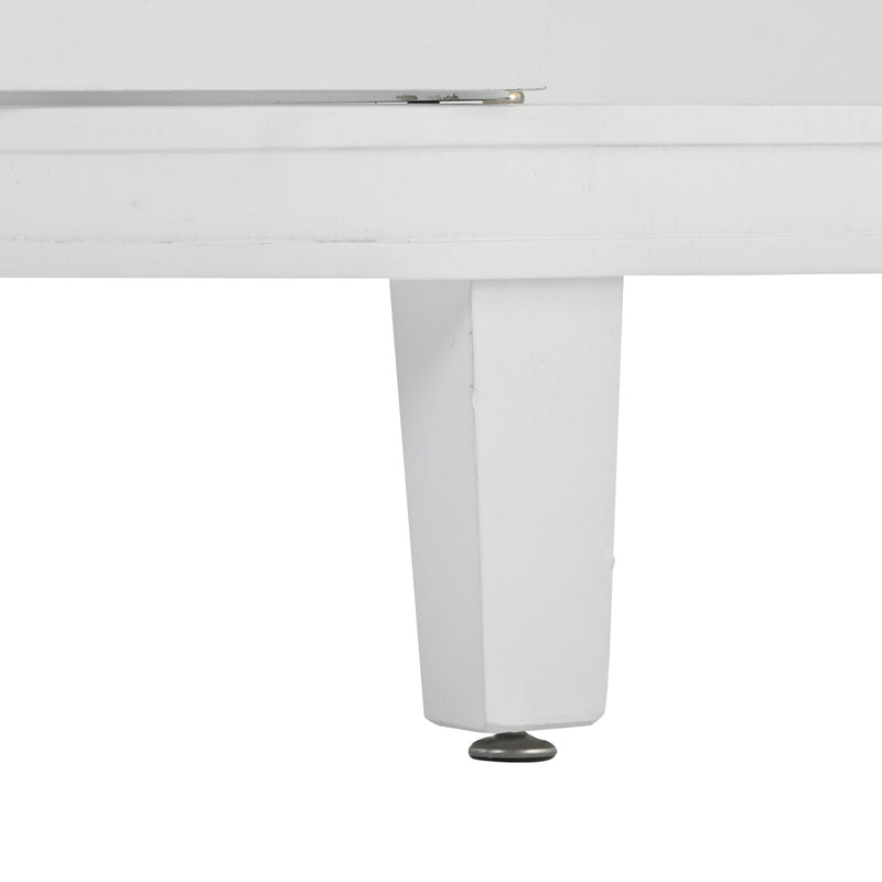 Accent Storage Cabinet Sideboard Wooden Cabinet with Antique Pattern Doors for Hallway, Entryway, Living Room