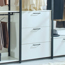 Fiona - Freestanding, Walk-In Closet System - White by HouseOfZazla