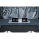 Stanwicke - Motion Reclining Sofa With Drop Down Table - Blue by HouseOfZazla