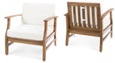 Perla Contemporary Club Chair with Water Resistant Cushion by HouseOfZazla
