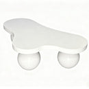 Cloud Shaped Coffee Table With 3 Ball Legs For Living Room