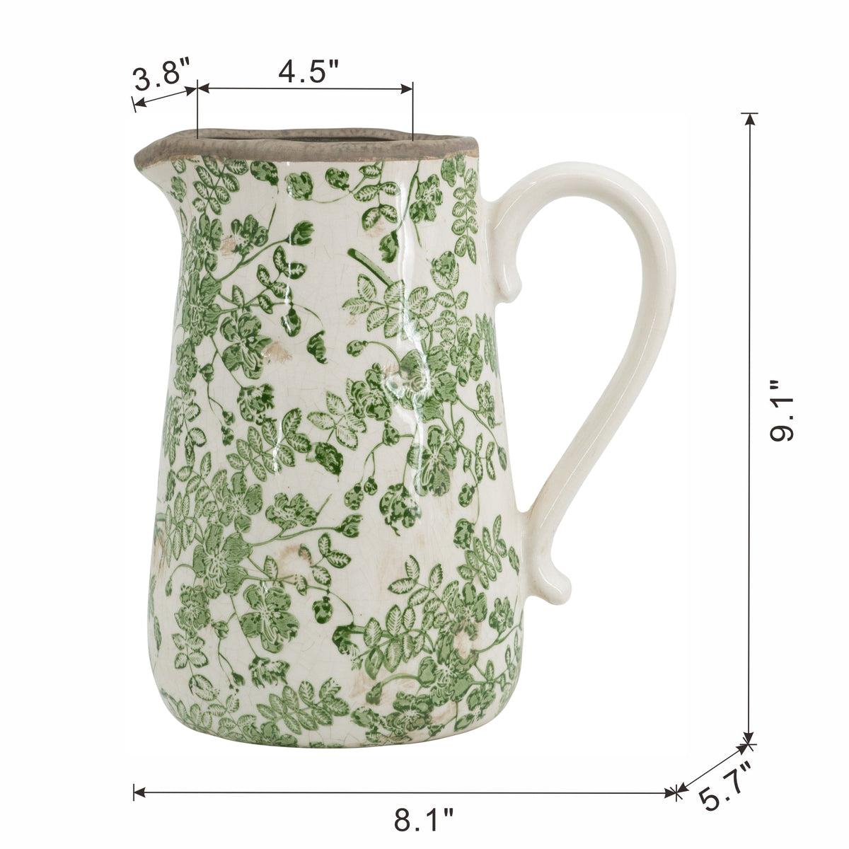 Ceramic Decorative Pitcher, photo 10 of 10