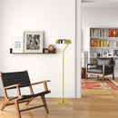 Spectra - Tall Corner Floor Lamp For Living Room - Gold by HouseOfZazla