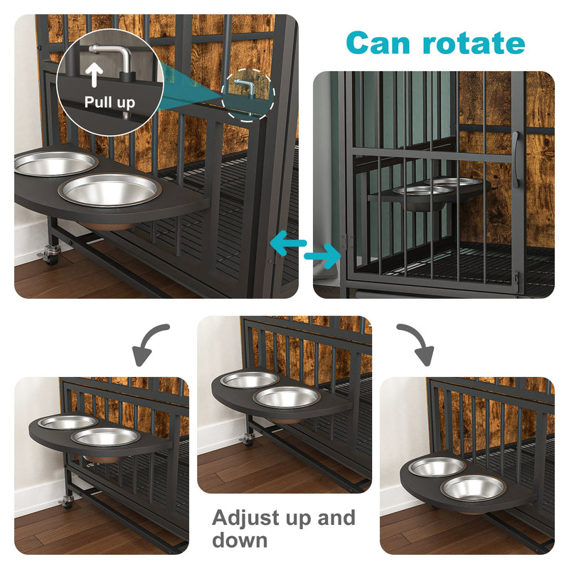 Walker Edison | Modern Kennel Dog Crate Table