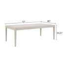 Expandable Dining Table - Vanilla White by HouseOfZazla