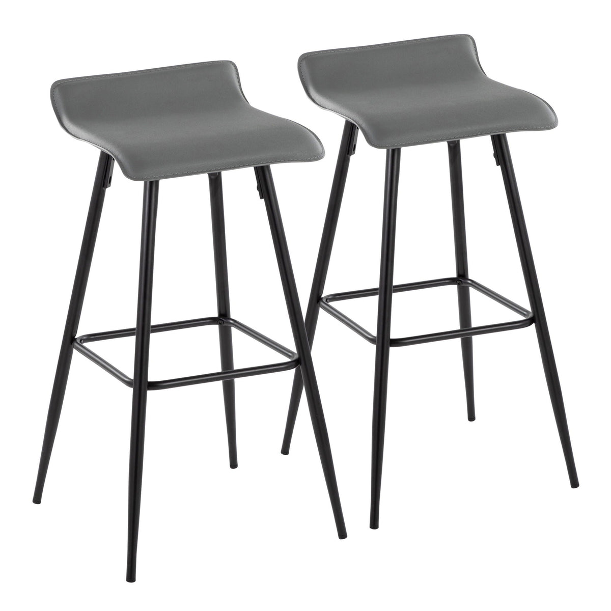 Ale - Contemporary Fixed-Height Bar Stool (Set of 2), photo 12 of 29