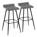 Ale - Contemporary Fixed-Height Bar Stool (Set of 2) by HouseOfZazla