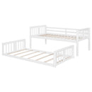 Solid Construction Bunk Bed & Ladder by HouseOfZazla
